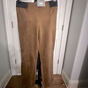 Marc New York - Andrew Marc brown faux suede pants